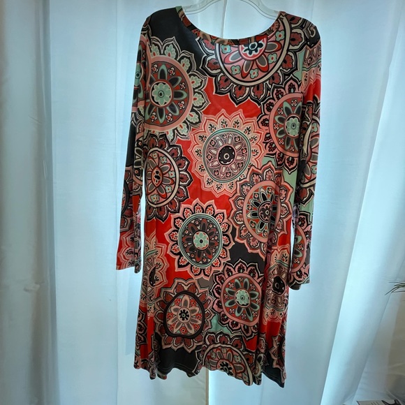 Korsis brand fun multicolor dress size L - Picture 7 of 9